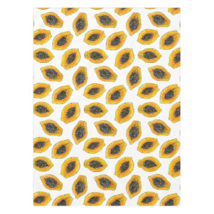 Papaya slices tablecloth