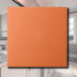 Papaya Solid Colour | Classic | Elegant Tile<br><div class="desc">Papaya Solid Colour | Classic | Elegant | Trendy | Stylish | Gift</div>