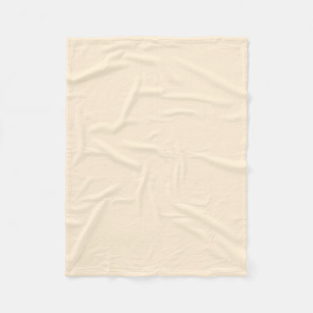 PapayaWhip Fleece Blanket (Front)