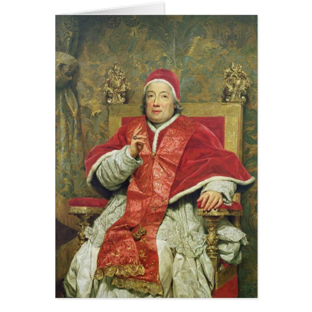 Pape Clement XIII (1693-1769) (huile sur la toile) (Devant)