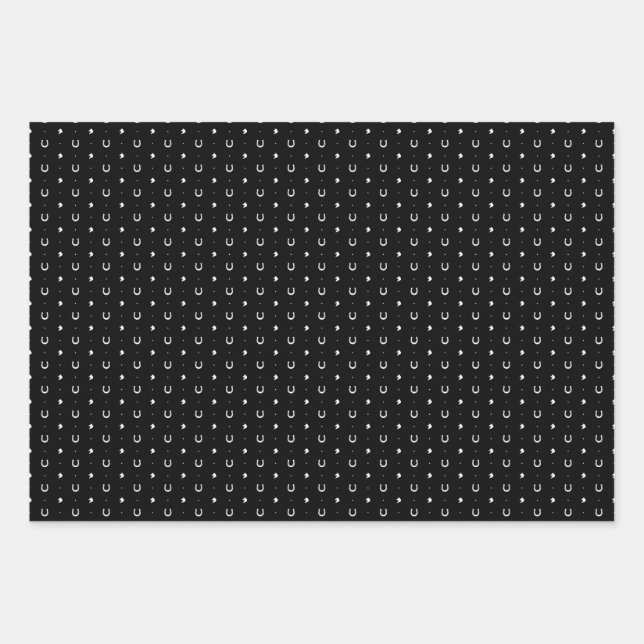 Papel de Regalo Estilo Western Wrapping Paper Sheet (Front)