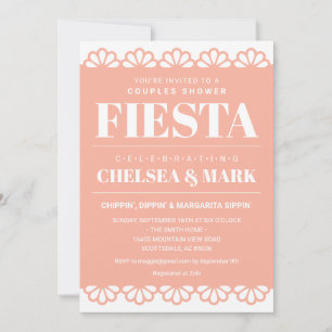 Papel Picado Couples Douche Invitation