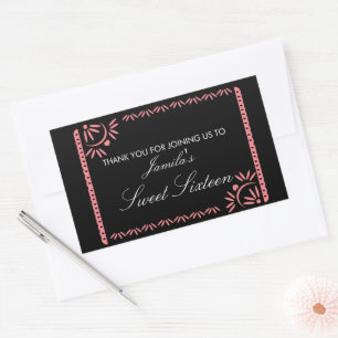 Papel Picado Fiesta Sweet 16 Mexican Any Colour Re Sticker