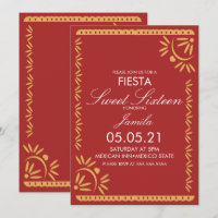 Papel Picado Fiesta Sweet 16 Mexican Scallop Blue