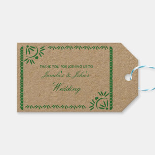 Papel Picado Fiesta Wedding Mexican Any Colour Gift Tags