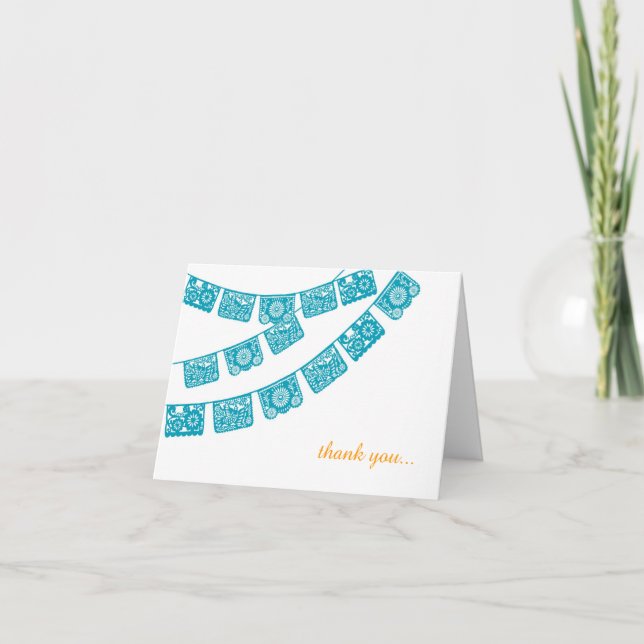 Papel Picado Mariage Merci (Devant)