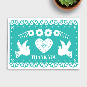 Papel Picado Thank You Card