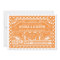 Papel Picado Wedding Invite - Orange