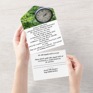 paper 1st wedding anniversary invitation motto