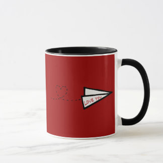 Paper Airplane Love Letter Mug
