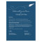 Paper Airplane Menu Card