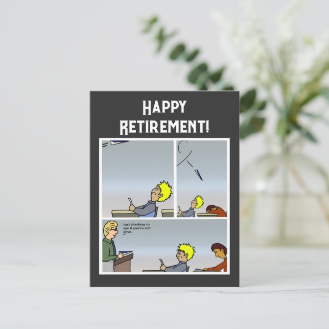 Paper Airplane Postcard (Standing Front)