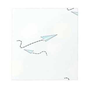 paper airplanes notepad