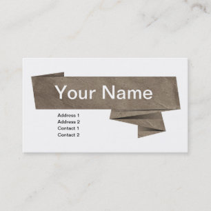 paper art business card