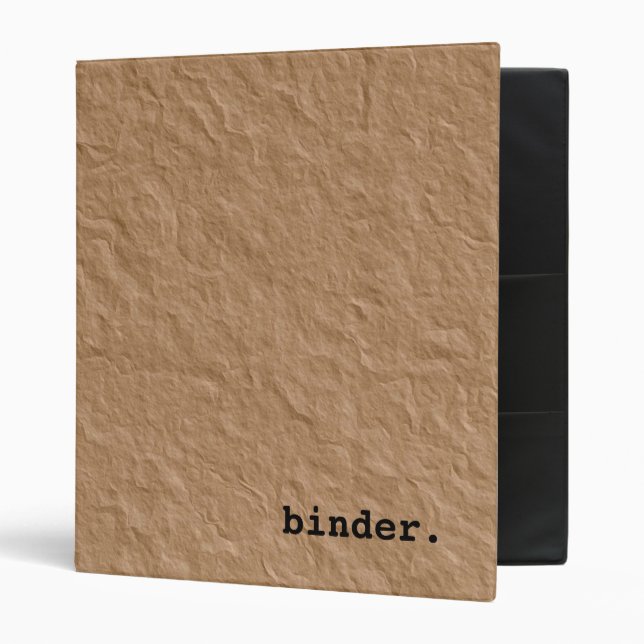 Paper Bag Binder (Front/Inside)