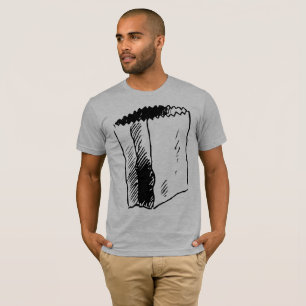 Paper Bag Drawing Mens T-Shirt