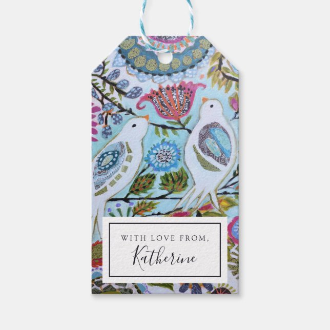 Paper Birds I Gift Tags (Front)