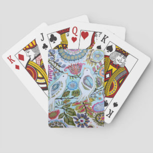 Paper Birds I Playing Cards