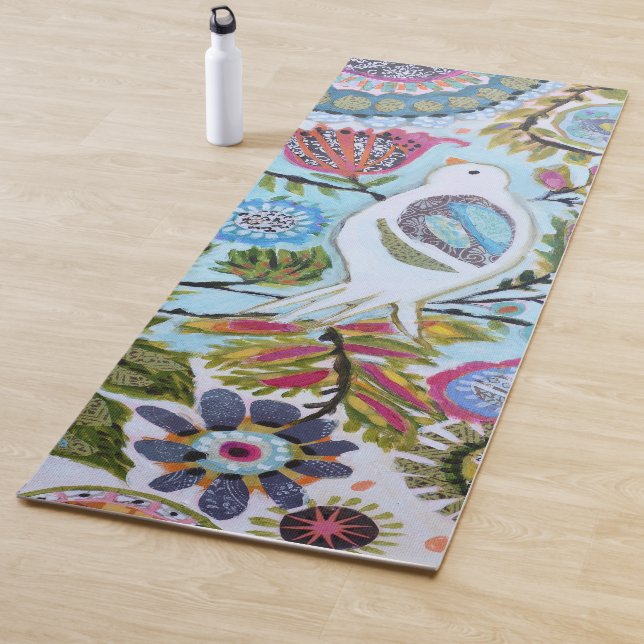 Paper Birds I Yoga Mat (In Situ)