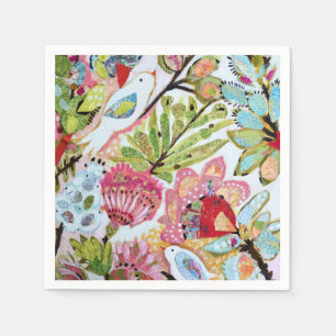 Paper Birds II Napkin