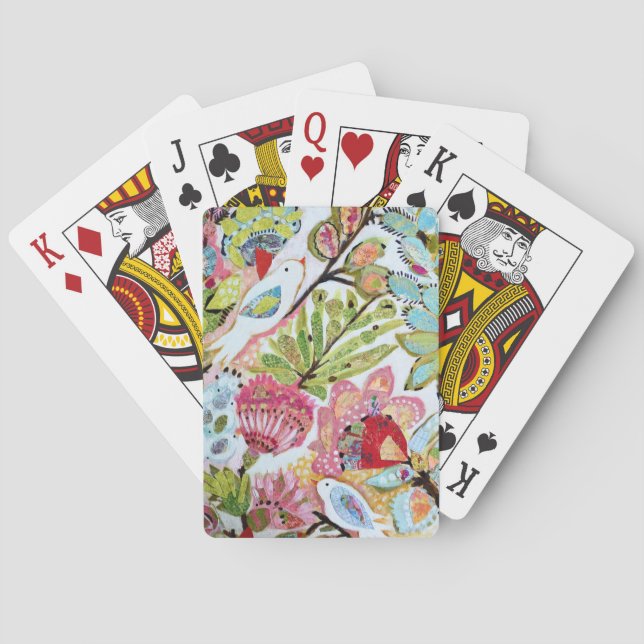Paper Birds II Playing Cards (Back)