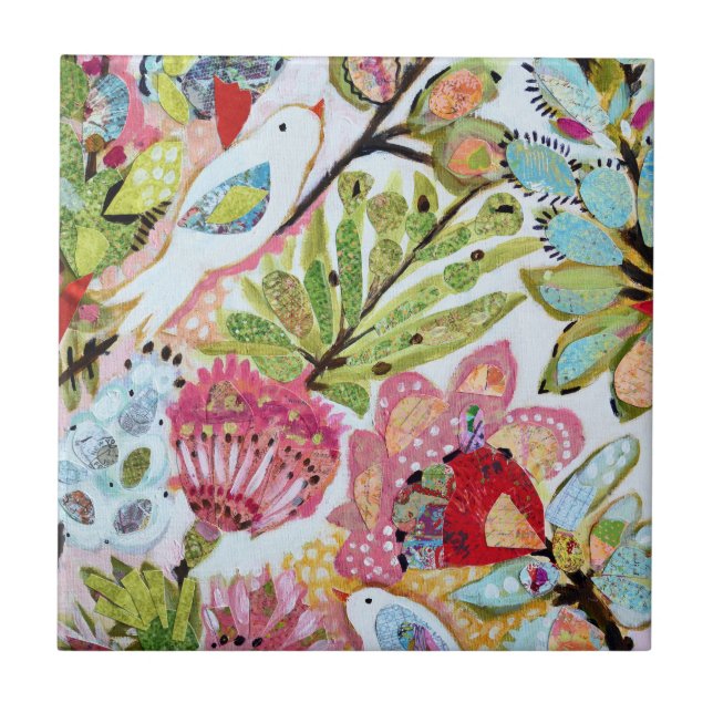Paper Birds II Tile (Front)