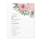 PAPER Blush Pink Florals Wedding Program