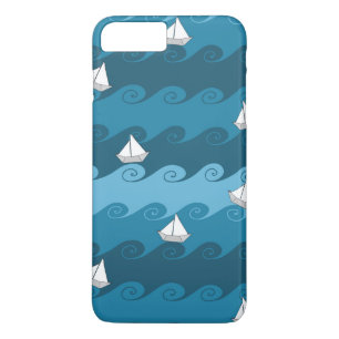 Paper Boats Pattern Case-Mate iPhone Case