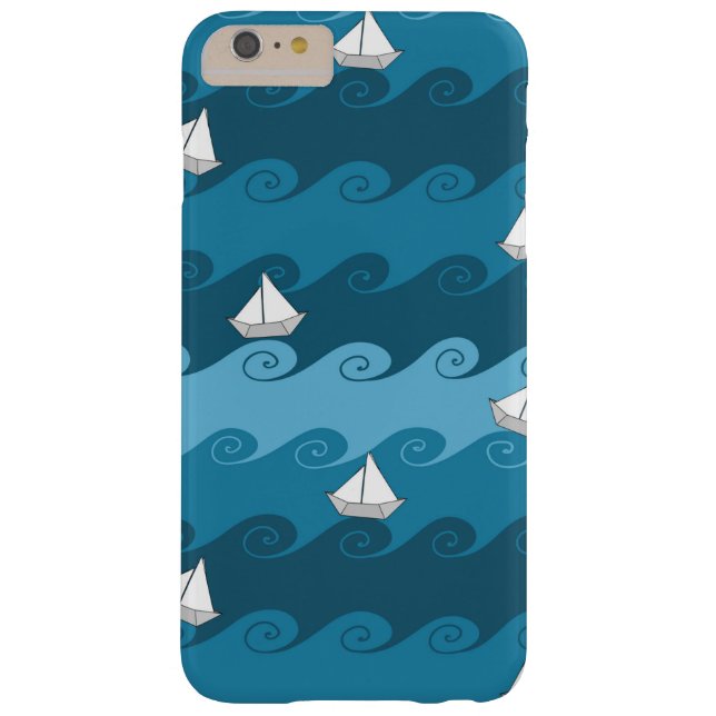 Paper Boats Pattern Case-Mate iPhone Case (Back)