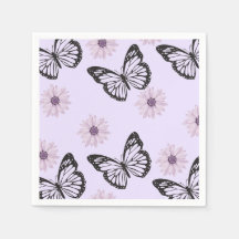 Paper butterfly napkins
