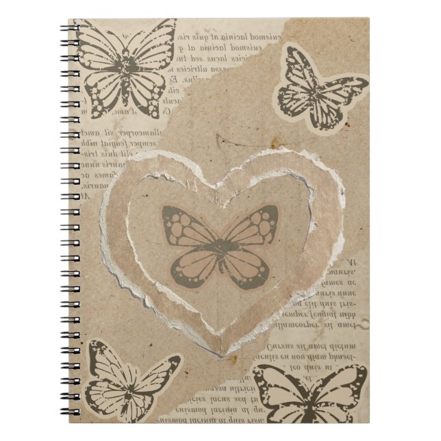 paper butterfly notebook (Front)