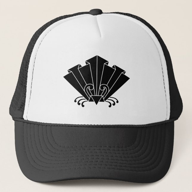 Paper butterfly trucker hat (Front)