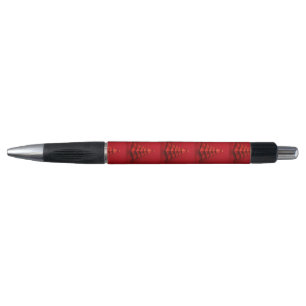 Paper Christmas Tree Red Background Pen