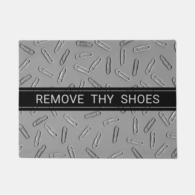 Paper Clips Doormat (Front)