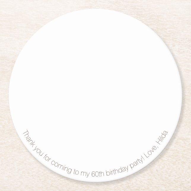 Paper Coaster (Front)