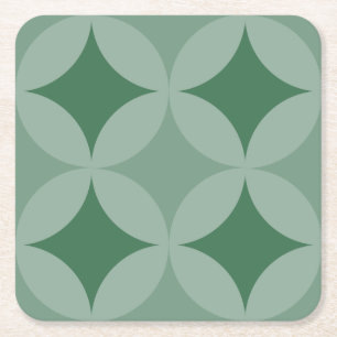 Paper Coaster - Circles and Diamonds
