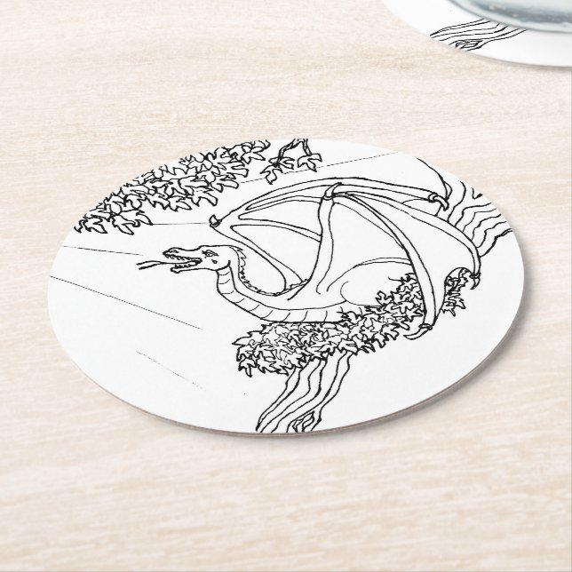 Paper Coaster - Dragon's Nest (Angled)