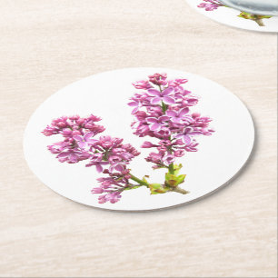 Paper Coaster - Lilac Blossoms