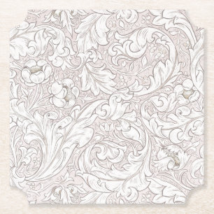 PAPER COASTER : WILLIAM MORRIS : FLORAL PATTERN