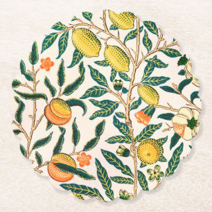 PAPER COASTER : WILLIAM MORRIS : POMEGRANATE