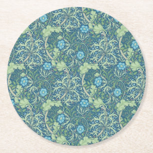 PAPER COASTER : WILLIAM MORRIS : SEAWEED