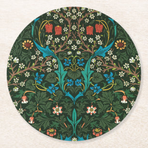 PAPER COASTER WILLIAM MORRIS "TULIPS" DESIGN