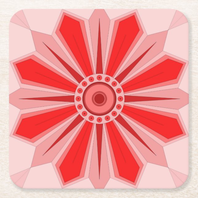 Paper Coaster with an art (Front)