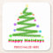 PAPER COASTERS - HAPPY HOLIDAYS CHRISTMAS TREE ART