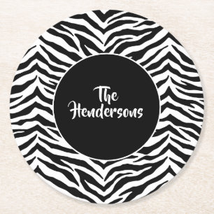 Paper Coasters Set-Custom Name