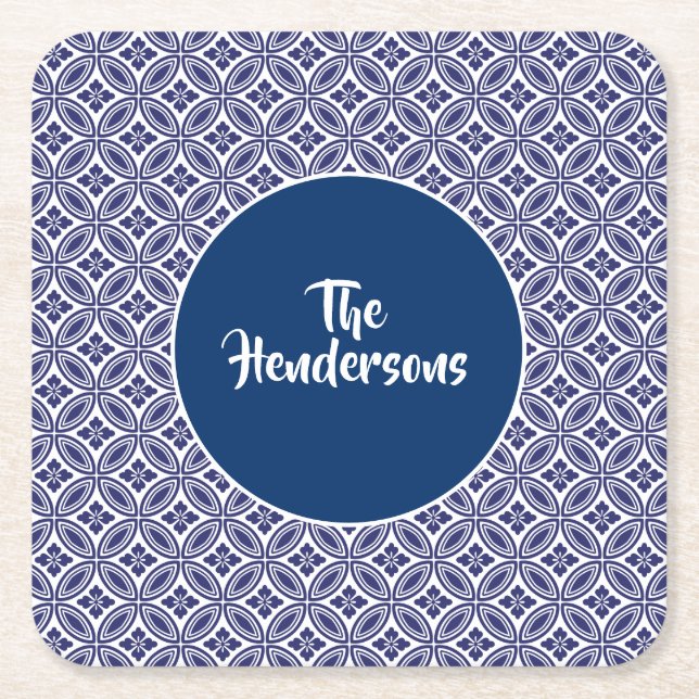 Paper Coasters Set-Custom Name (Front)