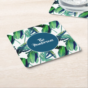 Paper Coasters Set-Custom Name