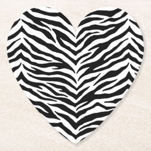 Paper Coasters Set-Zebra Print