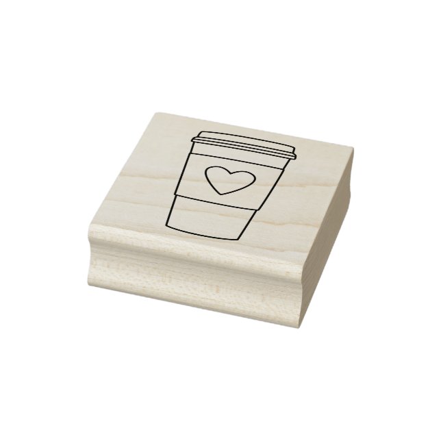 Paper Coffee Cup Art Stamp (Stamp)