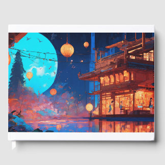 paper craft style guestbook